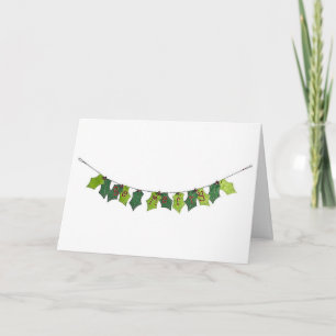 TARJETA FESTIVA "MERRY CHRISTMAS BANNER" ES PERFECTO PARA VACACION