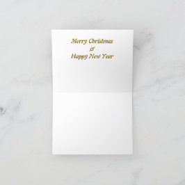 Tarjeta Festiva Merry Christmas Boho style