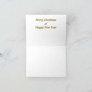 Tarjeta Festiva Merry Christmas Boho style