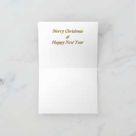 Tarjeta Festiva Merry christmas boho style