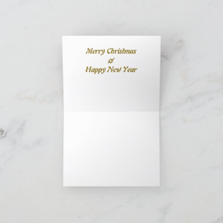 Tarjeta Festiva Merry christmas boho style