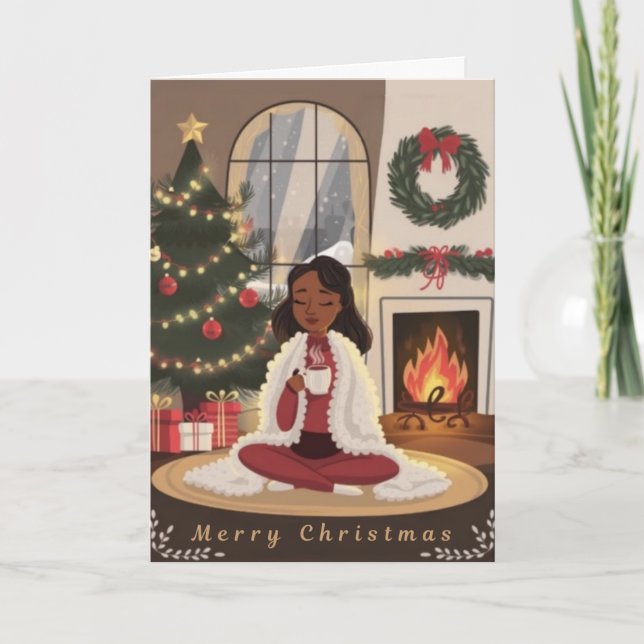 Tarjeta Festiva Merry Christmas Card (Anverso)