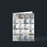 Tarjeta Festiva Merry Christmas Card Ski Boot Winter Sport Tall<br><div class="desc">Merry Christmas Card Ski Boot Winter Sport Tall Blank adentro para que escribas tu propio mensaje. Diseño de Poramit</div>