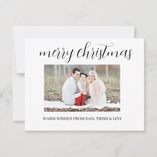 TARJETA FESTIVA MERRY CHRISTMAS CARDS SIMPLE  (Anverso)
