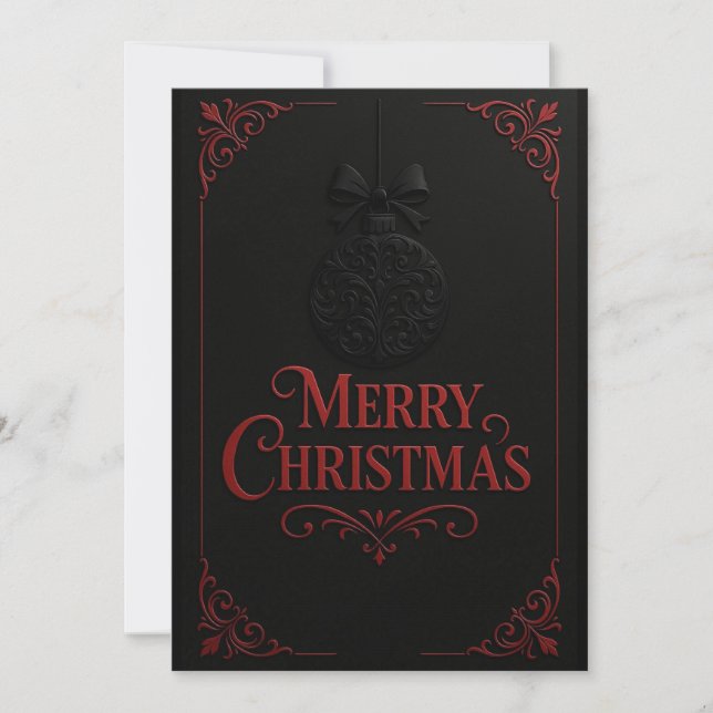 Tarjeta Festiva Merry Christmas Holiday Cards  (Anverso)