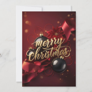 Tarjeta Festiva Merry Christmas Holiday Cards 