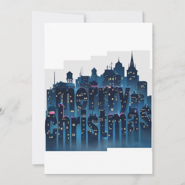 Tarjeta Festiva Merry Christmas Holiday Cards  (Anverso)