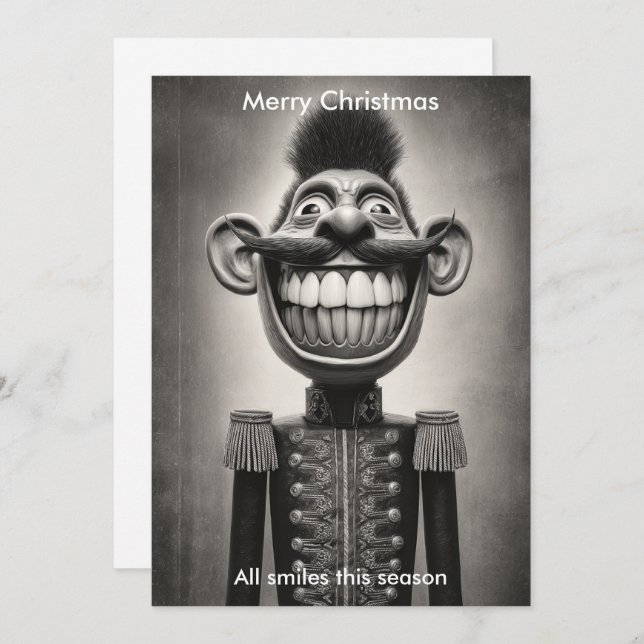 Tarjeta Festiva Merry Christmas Humor Santa Holidays greeting  (Anverso / Reverso)