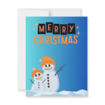 Merry Christmas muñeco de nieve 