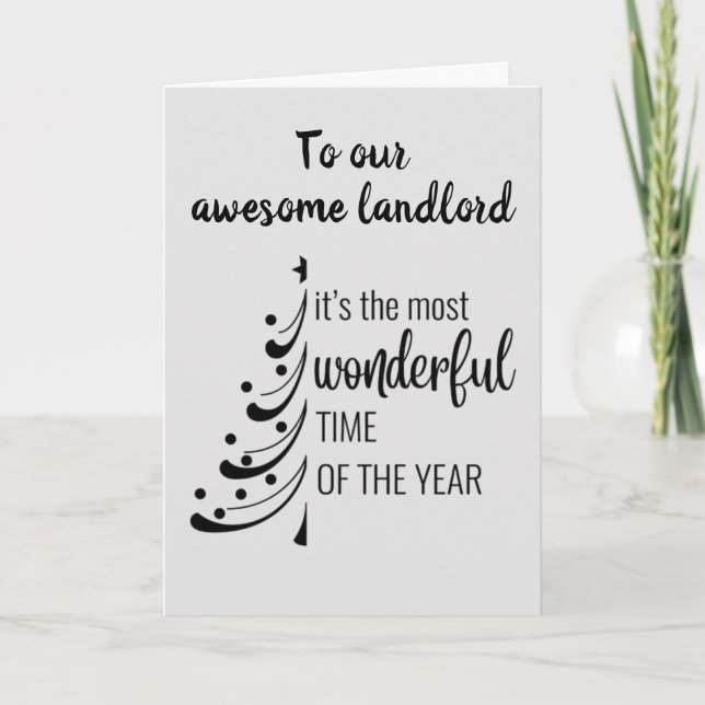 TARJETA FESTIVA MERRY CHRISTMAS **NUESTRO MARAVILLOSO TERRITORIO** (Anverso)