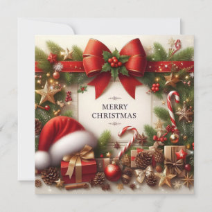 Tarjeta Festiva Merry Christmas Reef