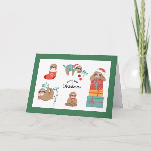 Tarjeta Festiva Merry Christmas Slots (Anverso)