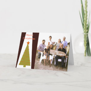Tarjeta Festiva Merry Christmas Tree