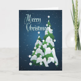TARJETA FESTIVA MERRY CHRISTMAS TREE DE SHARON SHARPE
