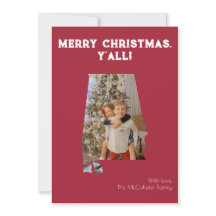 Merry Christmas Y'all Crimson Alabama State Photo