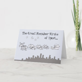 Tarjeta Festiva Merry Christmoose