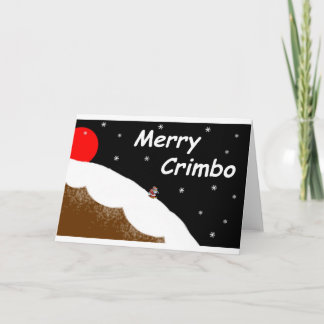 Tarjeta Festiva Merry Crimbo