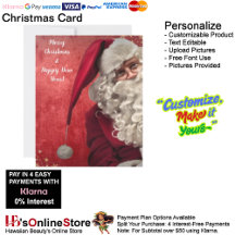 Merry Jolly Santa Claus Navidades rojos blancos