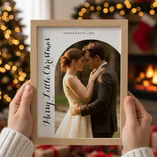 Tarjeta Festiva Merry Little Navidades Sweet Couple Card