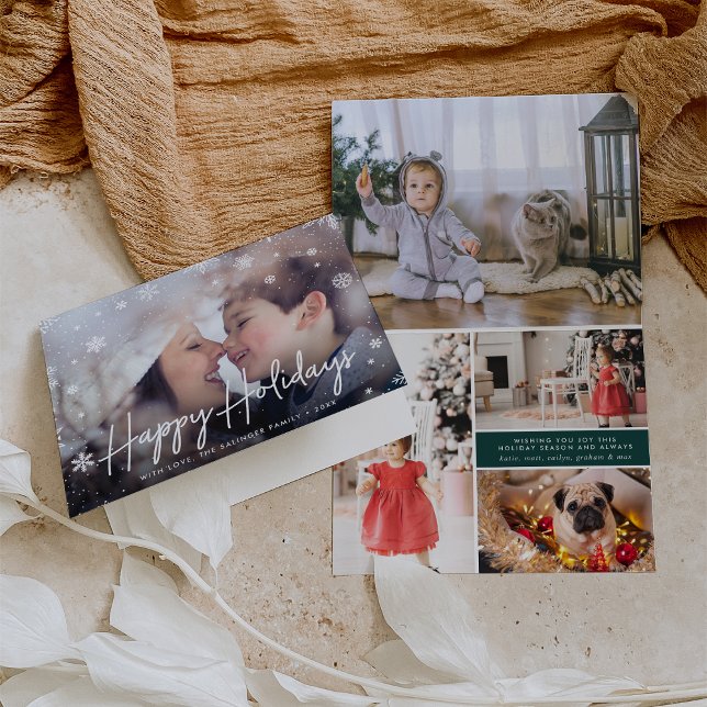 Tarjeta Festiva Merry Magic | Fotografía por copo de nieve (Subido por el creador)