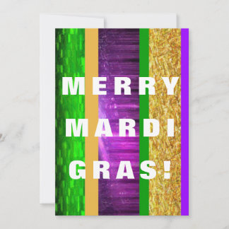 Tarjeta Festiva Merry Mardi Gras