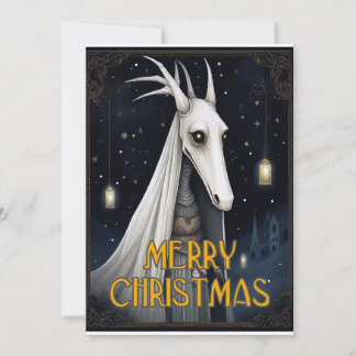 Tarjeta Festiva Merry Mary Lwyd Christmas