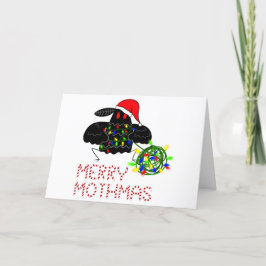 Tarjeta Festiva Merry Mothmas