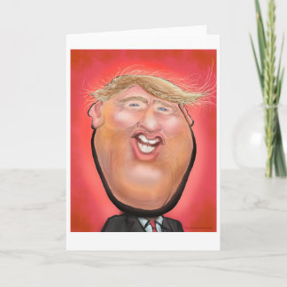 Tarjeta Festiva Merry Trumpy Navidades