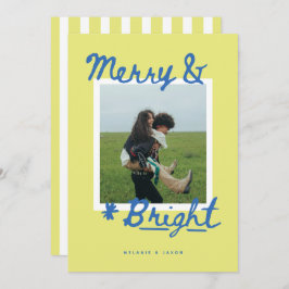 Tarjeta Festiva Merry y Bright