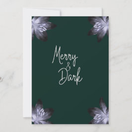 Tarjeta Festiva Merry y Dark