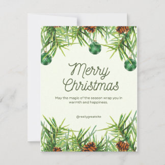 Tarjeta Festiva Merrycristmas