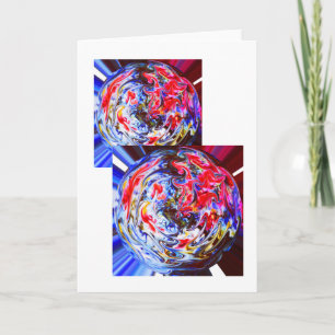 Tarjeta Festiva Mezcla de cristal