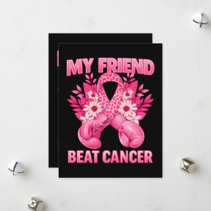 Tarjeta Festiva Mi amigo venció el cáncer