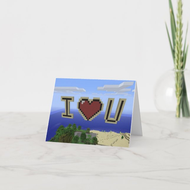 Tarjeta Festiva Mi amor es tan grande como el cielo. (Anverso)