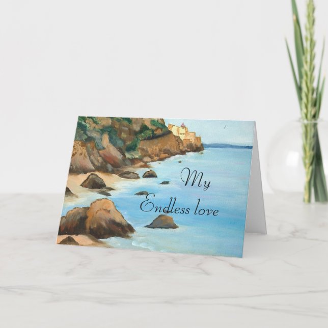 Tarjeta Festiva Mi amor infinito (Anverso)