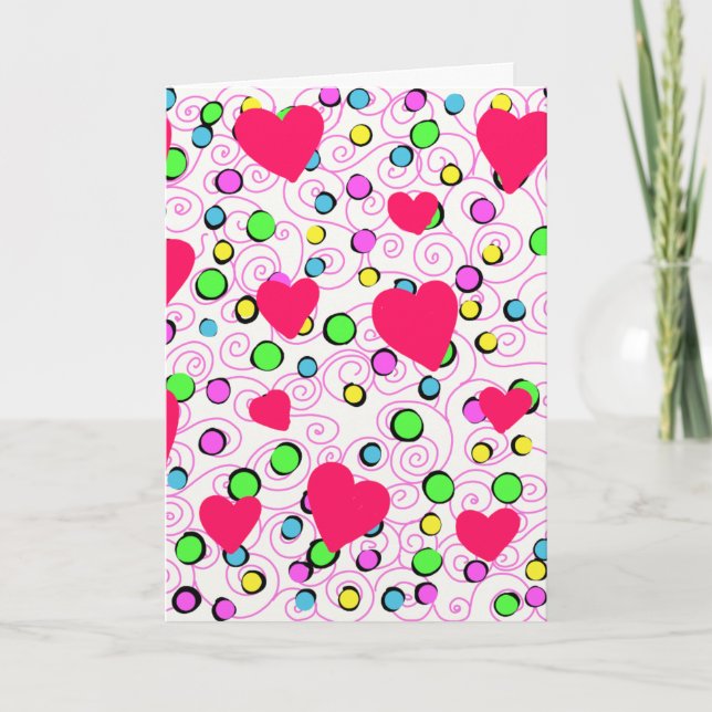 Tarjeta Festiva Mi Amore (Anverso)