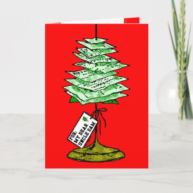 Tarjeta Festiva ¡Mi Árbol Este Año! (Anverso)