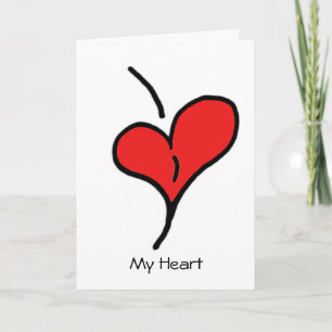 Tarjeta Festiva Mi corazón