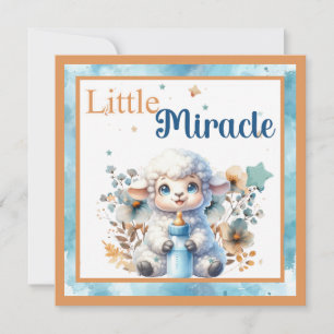 Tarjeta Festiva Mi Cordero Pequeño
