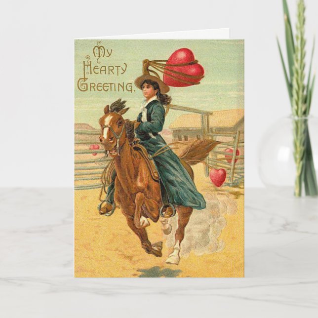 Tarjeta Festiva Mi Cordial saludo (Anverso)