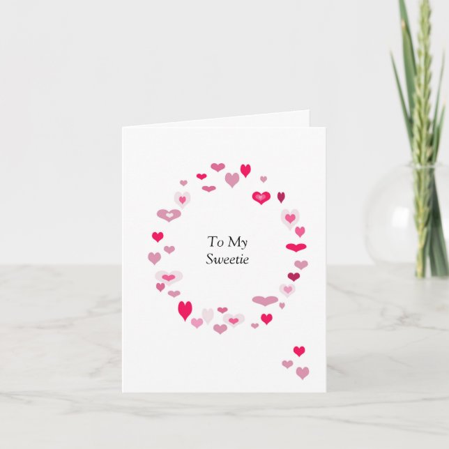 Tarjeta Festiva Mi dulce (Anverso)