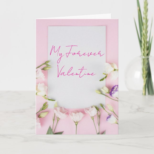 Tarjeta Festiva Mi eterno San Valentín  (Anverso)