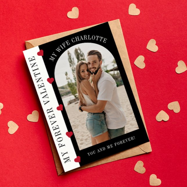 Tarjeta Festiva Mi foto moderna de San Valentín para siempre (Subido por el creador)