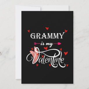 Tarjeta Festiva Mi Grammy es mi San Valentín - Día de San Valentín