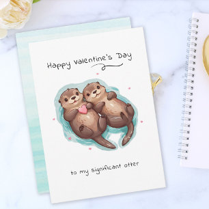 Tarjeta Festiva Mi importante El día de San Valentín de Perjuicios