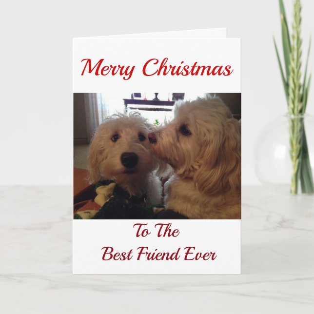 TARJETA FESTIVA MI **NAVIDADES PUPS** LOS MEJORES NAVIDADES DE LA  (Anverso)