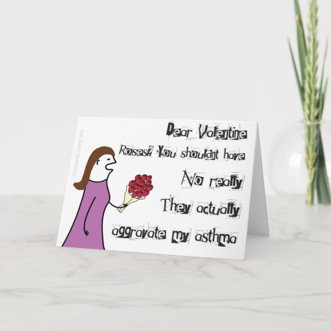 Tarjeta Festiva Mi peculiar Valentine (Anverso)
