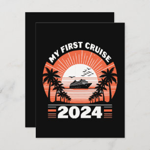 Tarjeta Festiva Mi primer crucero 2024