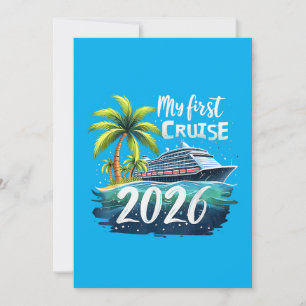 Tarjeta Festiva Mi Primer Crucero 2026