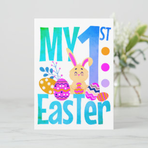 Tarjeta Festiva Mi primera Pascua